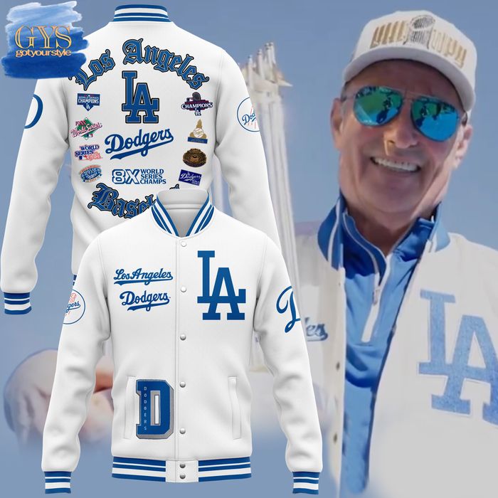 Los Angeles Dodgers 8 Times World Series Champions Limited Baseball Jacket