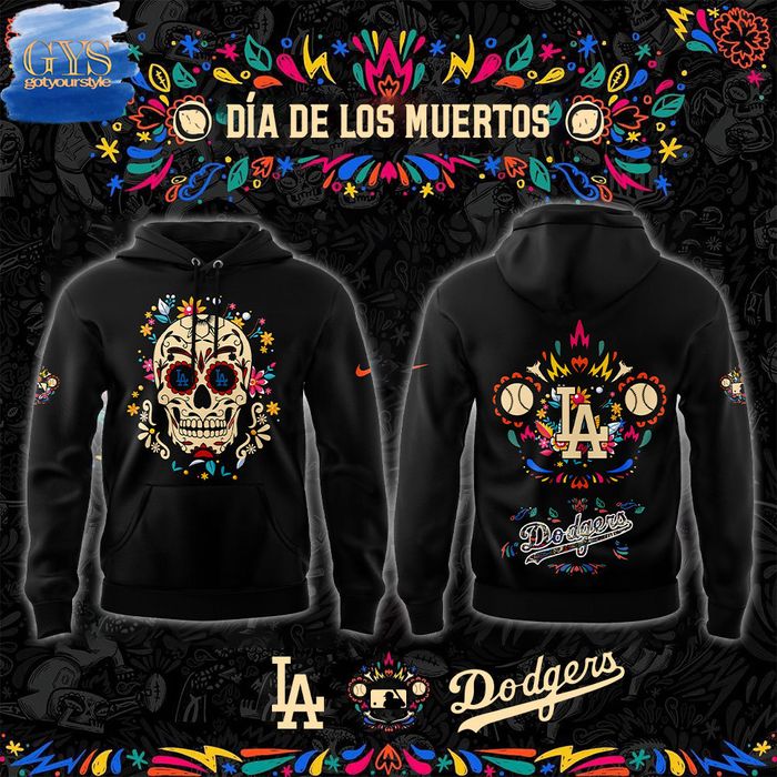 Los Angeles Dodgers Dia de los Muertos Limited Edition Hoodie