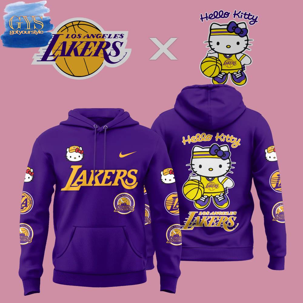 Los Angeles Lakers x Hello Kitty Limited Edition Hoodie