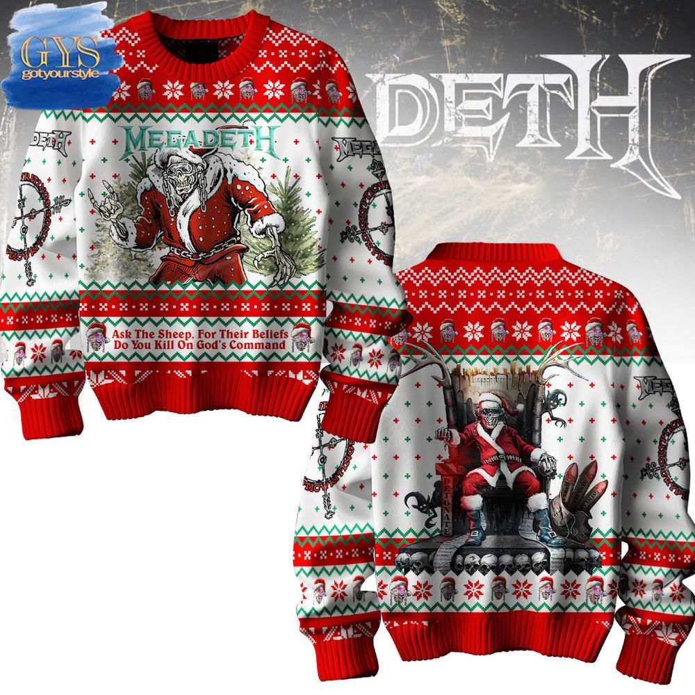 MegaDeth Limited Edition Ugly Christmas Sweater