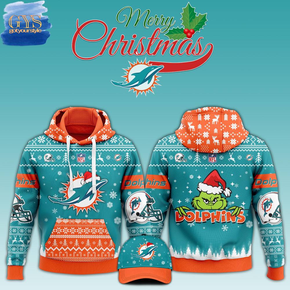 Miami Dolphins 2024 Christmas Limited Edition Hoodie