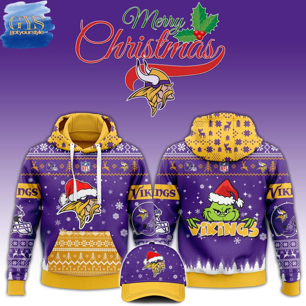 Minnesota Vikings 2024 Christmas Limited Edition Hoodie