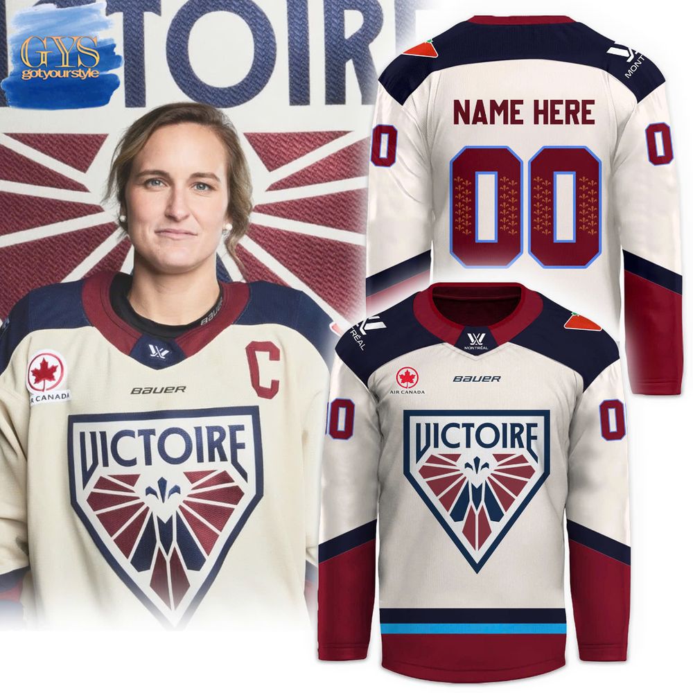 Montreal Victoire Bauer PWHL 2024-2025 New Edition Jersey