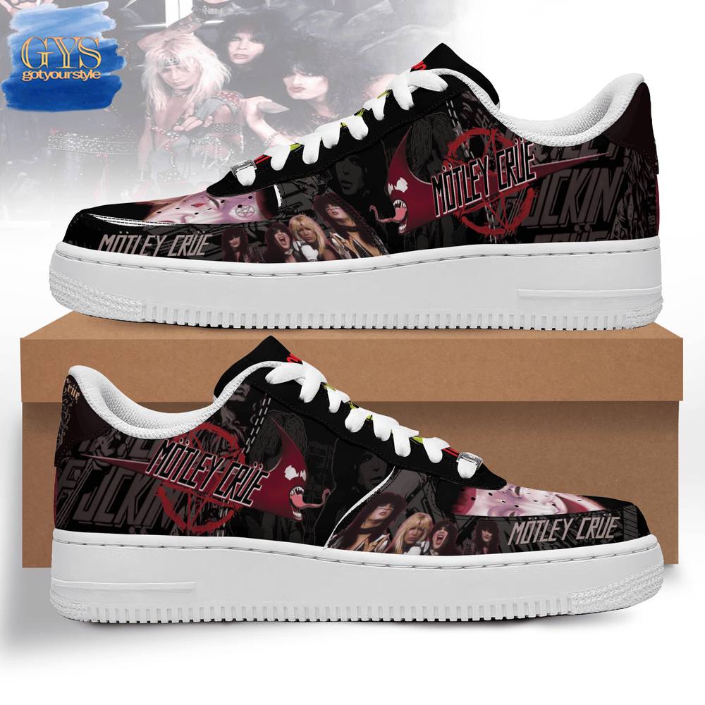 Motley Crue Limited Edition Air Force Sneakers