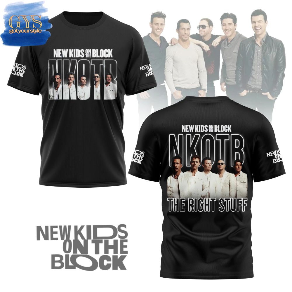 NKOTB The Right Stuff Black T-Shirt