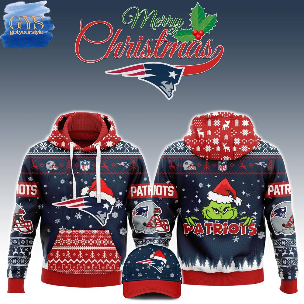 New England Patriots 2024 Christmas Limited Edition Hoodie