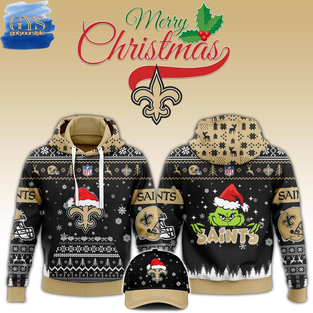 New Orleans Saints 2024 Christmas Limited Edition Hoodie