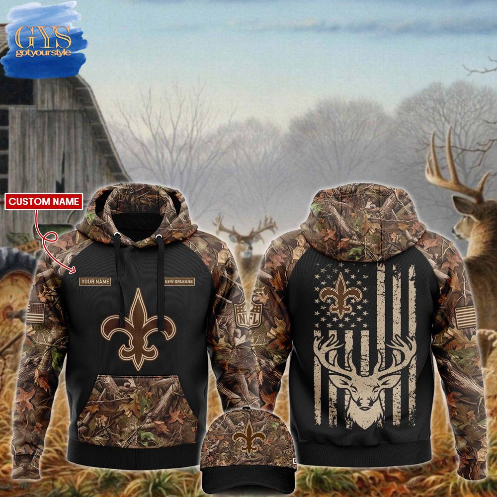 New Orleans Saints NFL x Hunting 2024 Limited Edition Hoodie