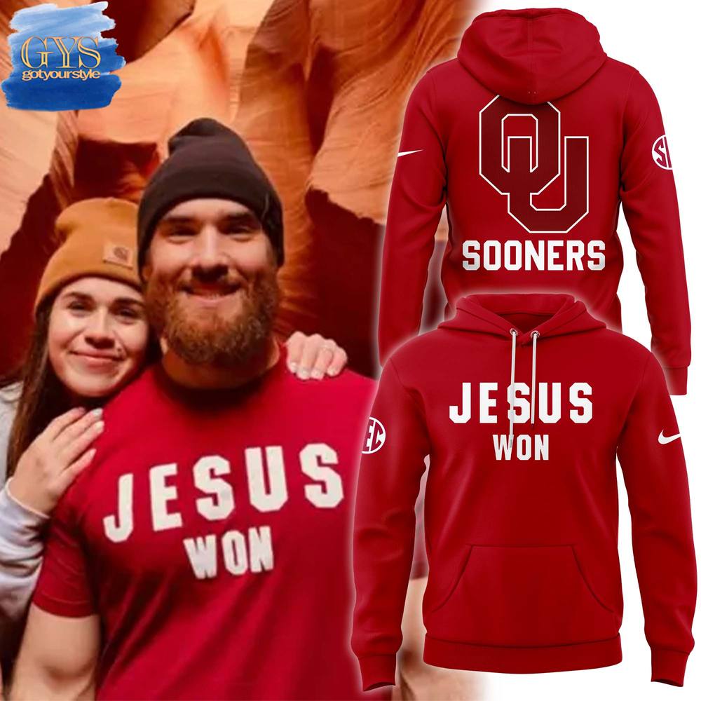 Oklahoma Sooners Jesus Won 2024 Special Edition Hoodie