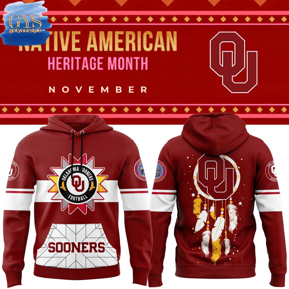 Oklahoma Sooners Native American Heritage Month 2024 Limited Edition Hoodie