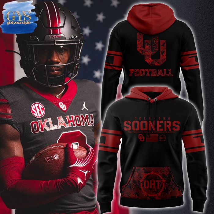 Oklahoma Sooners x Military Appreciation Day 2024 Premium Pullover Hoodie