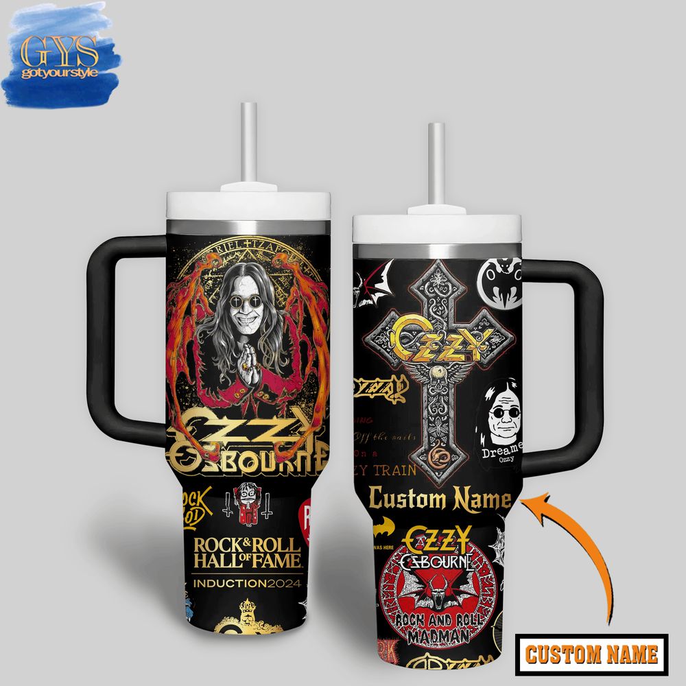 Ozzy Osbourne Madman 40 Oz Handle Tumbler