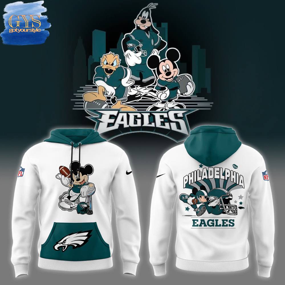 Philadelphia Eagles x Disney Mickey Mouse Limited Edition Hoodie