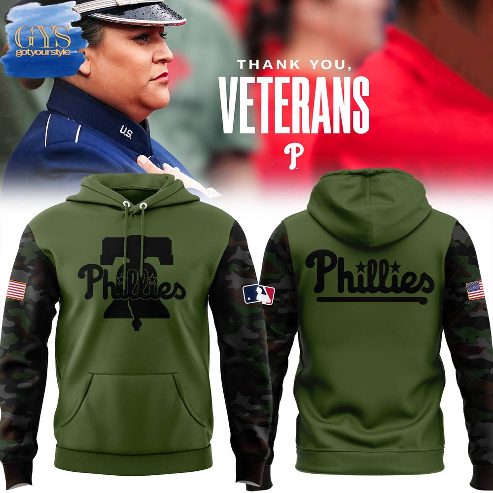 Philadelphia Phillies Veterans Day 2024 Limited Edition Hoodie