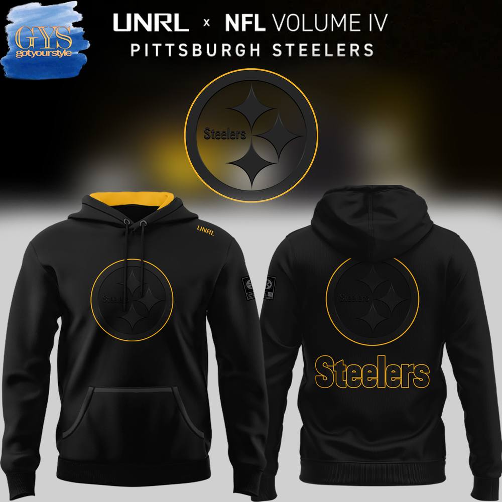 Pittsburgh Steelers x UNRL Volume IV Dark Mode Special Hoodie