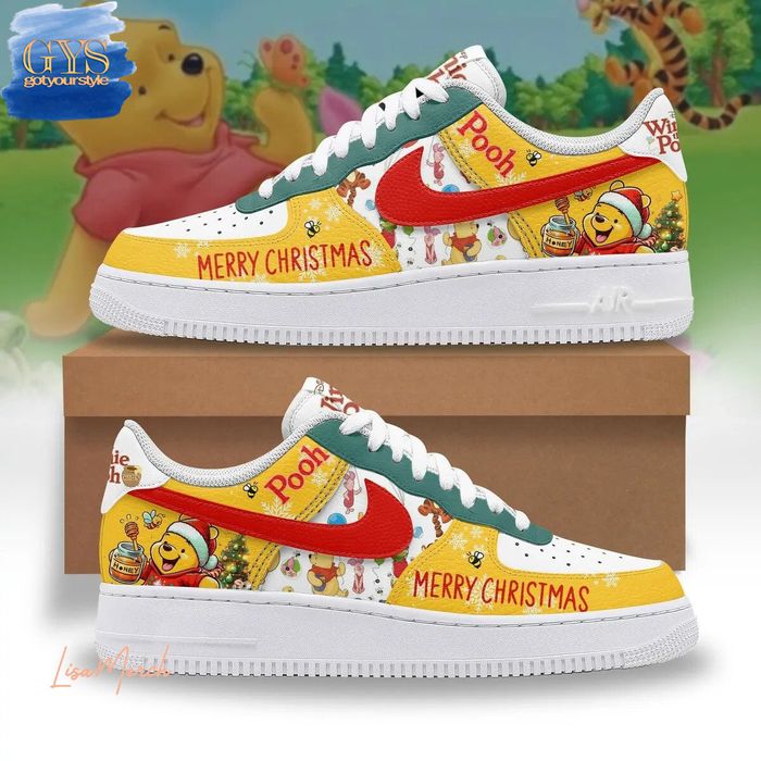 Pooh Merry Christmas Limited Edition Nike Air Force 1