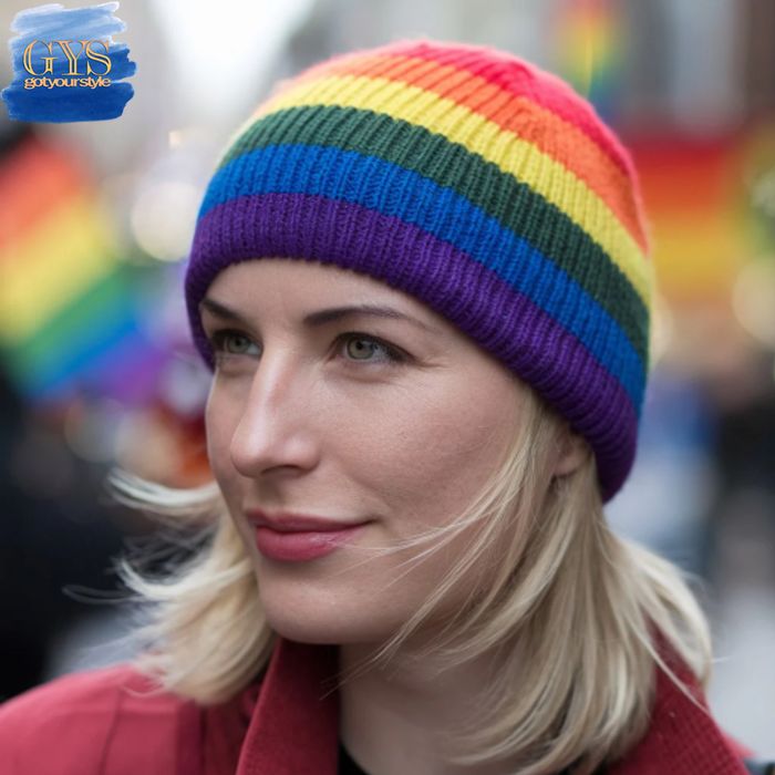 Premium LGBT Pride Rainbow Beanie