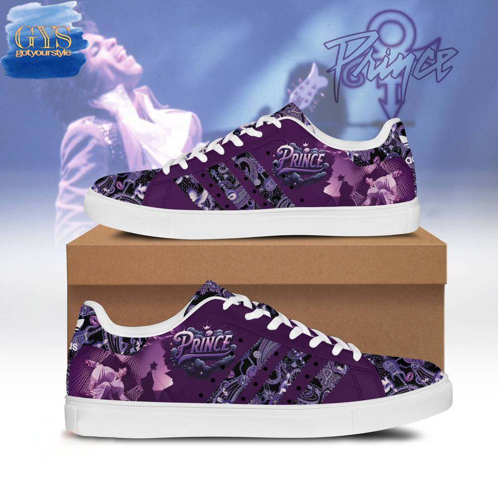 Prince Purple Rain Limited Edition Stan Smith Shoes