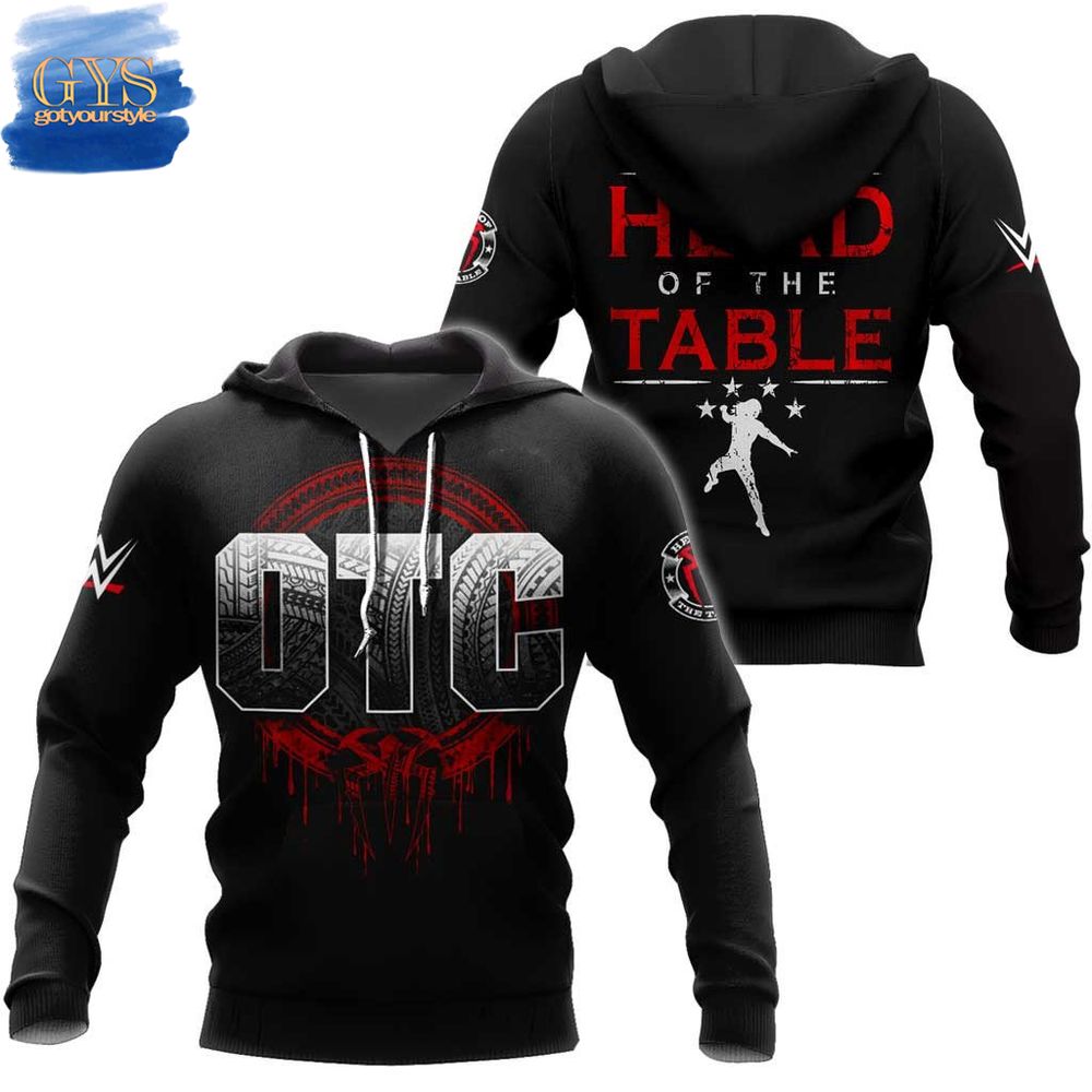 Roman Reigns OTC WWE Limited Edition Black Hoodie