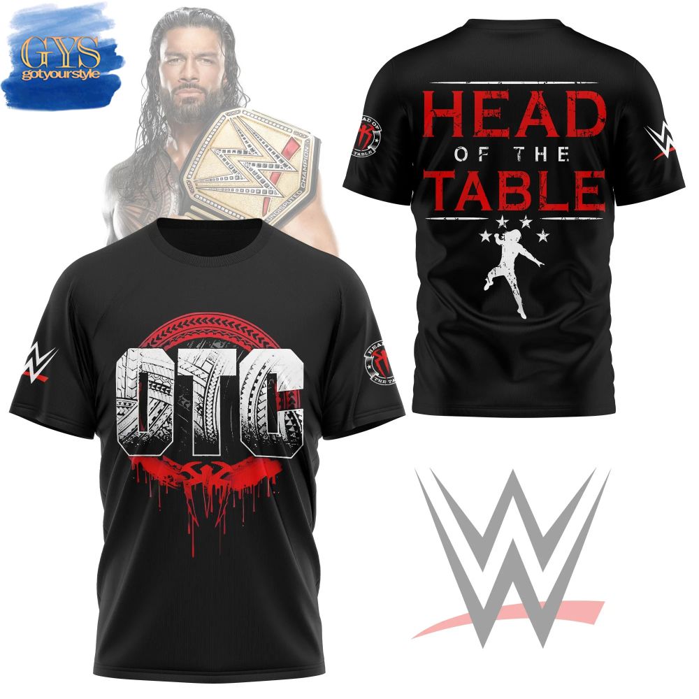 Roman Reigns OTC WWE Limited Edition Black Shirt