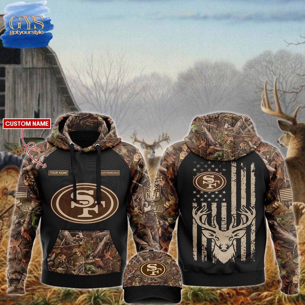 San Francisco 49ers NFL x Hunting 2024 Limited Edition Hoodie