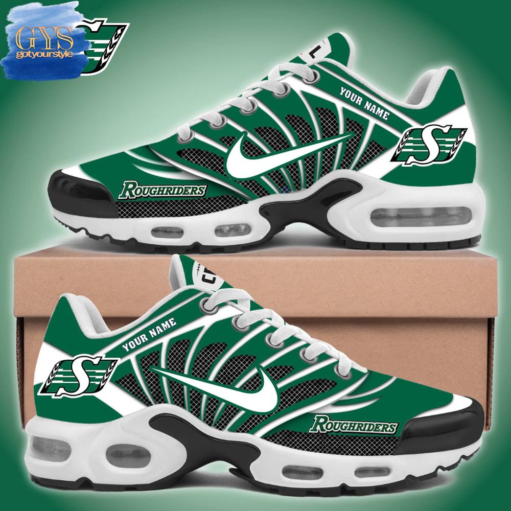 Saskatchewan Roughriders Custom Name Nike Air Max Plus