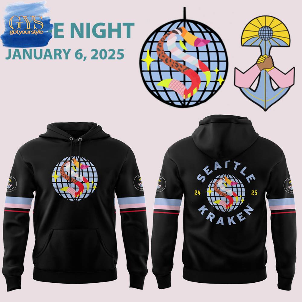 Seattle Kraken Pride Night 2025 Limited Edition Hoodie