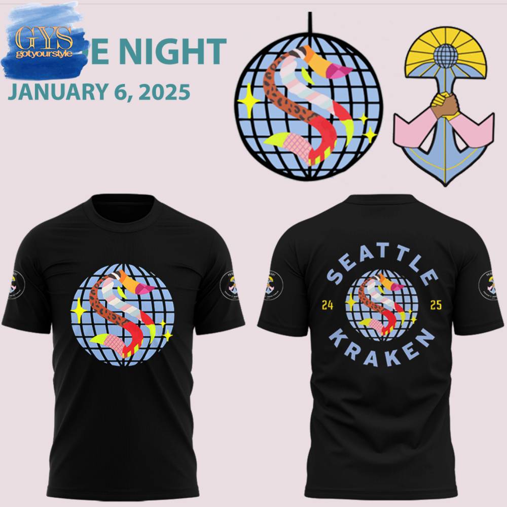 Seattle Kraken Pride Night 2025 Limited Edition T-Shirt