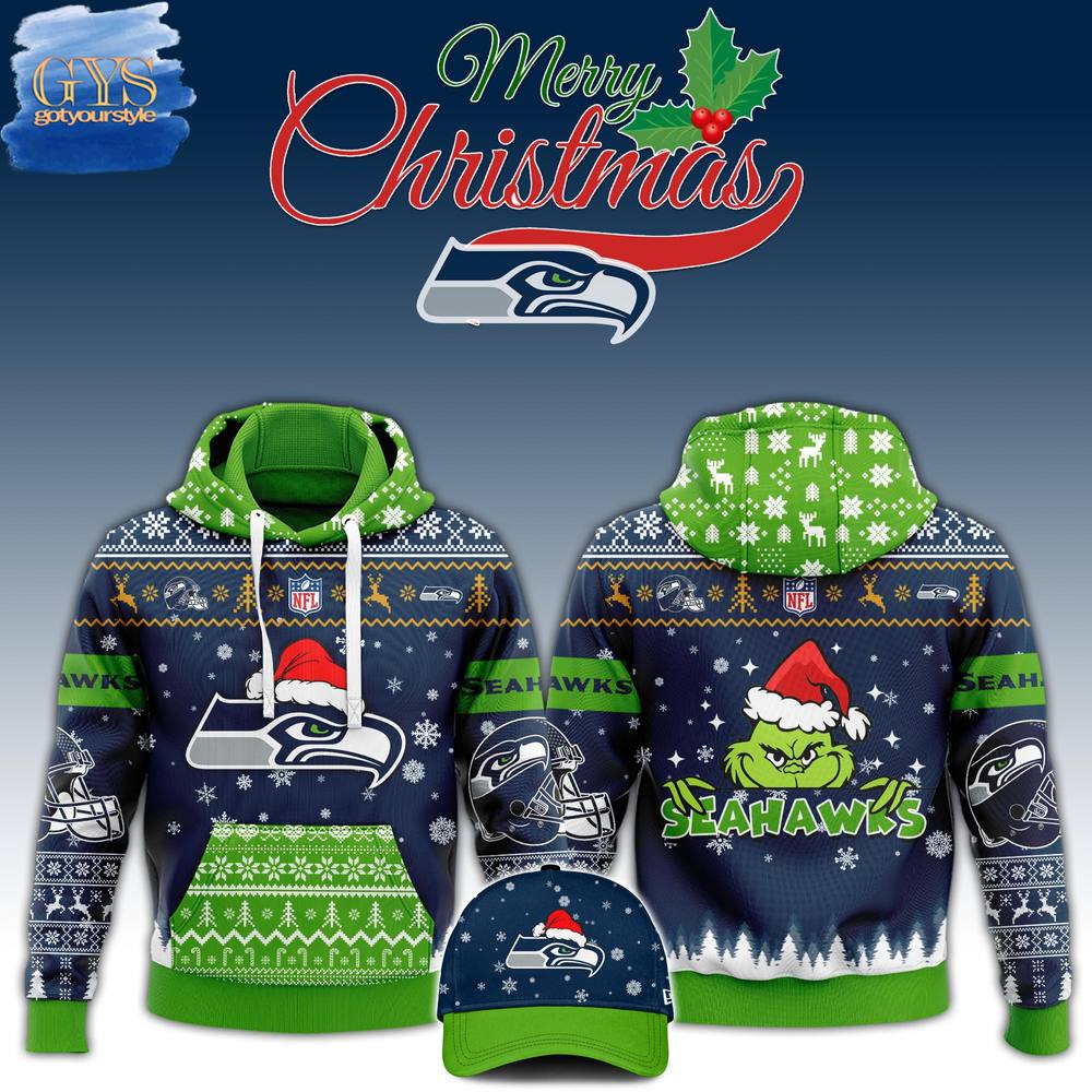 Seattle Seahawks 2024 Christmas Limited Edition Hoodie