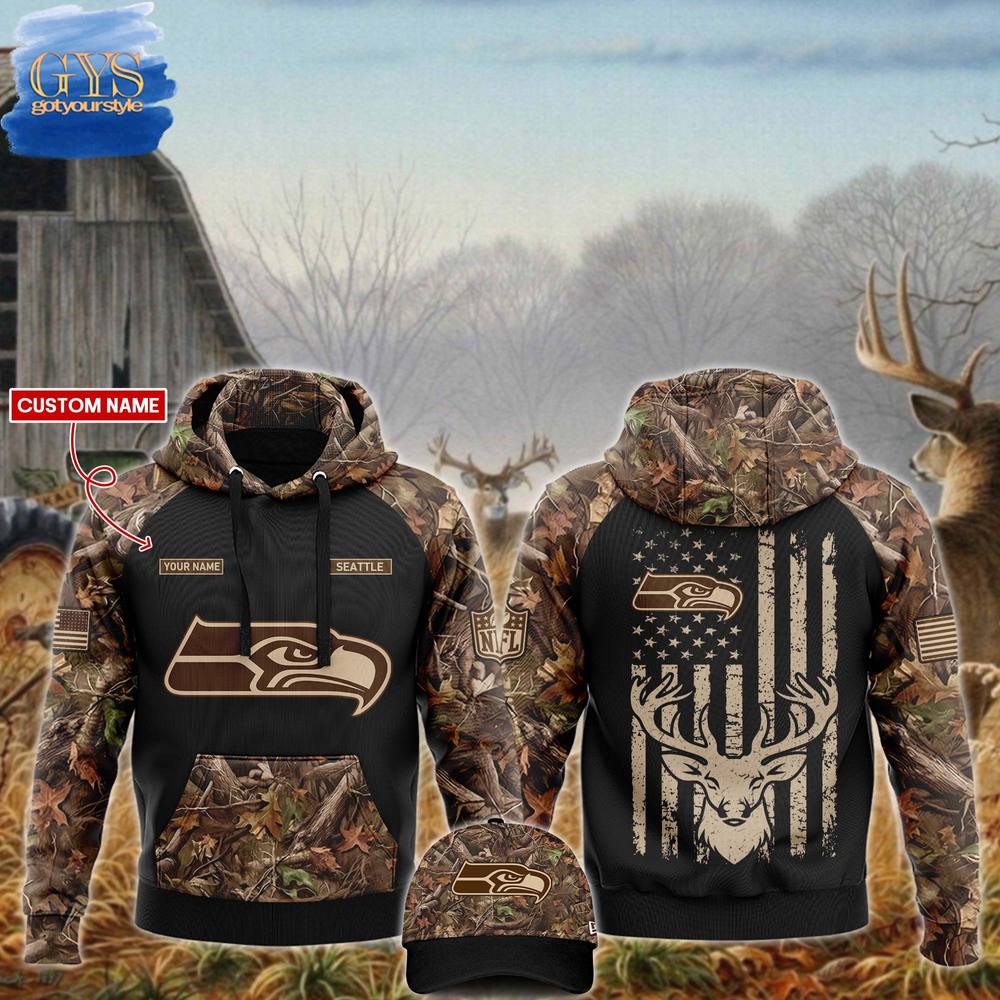 Seattle Seahawks NFL x Hunting 2024 Limited Edition Hoodie