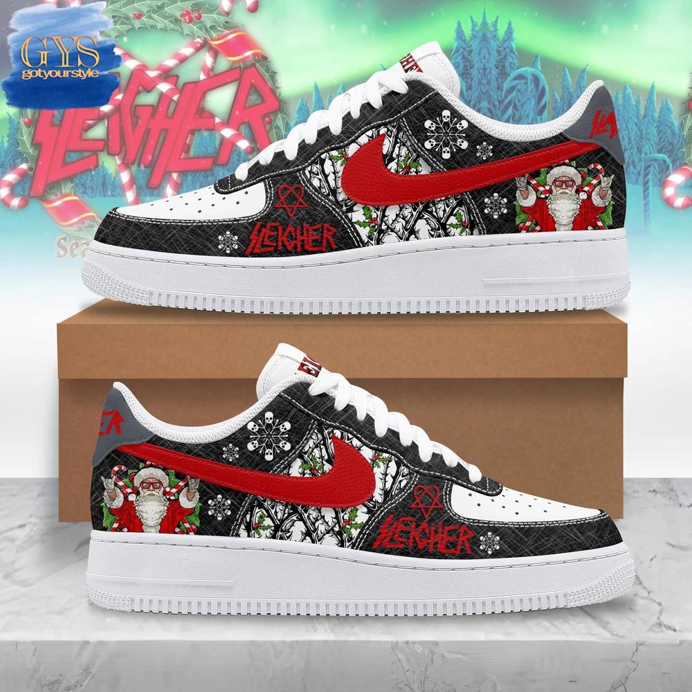 Sleigher Slayer Christmas 2024 Limited Edition Nike Air Force 1