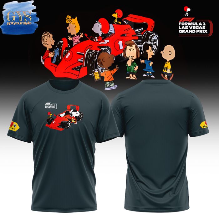 Snoopy F1 Formula Las Vegas Limited Edition Shirt