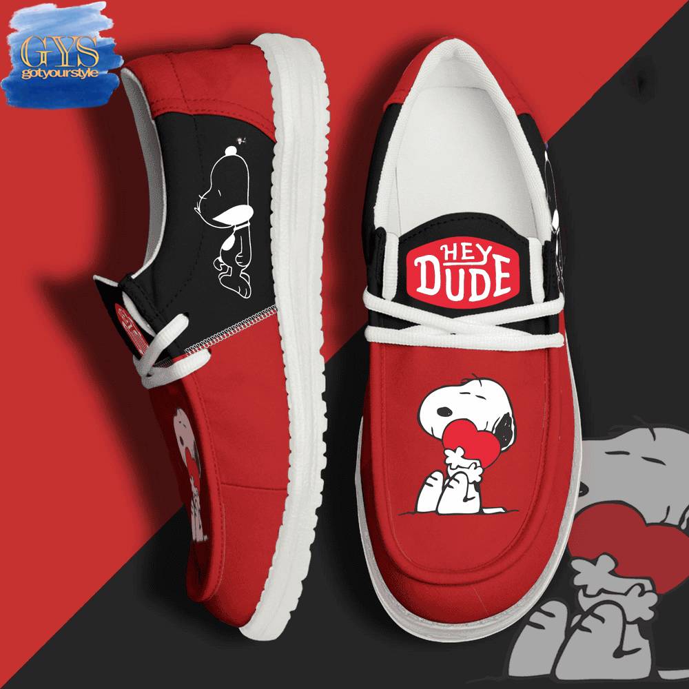 Snoopy Peanut Limited Edition Hey Dude Shoes