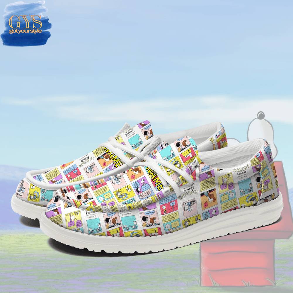 Snoopy Personalized Special Edition Hey Dude Shoes