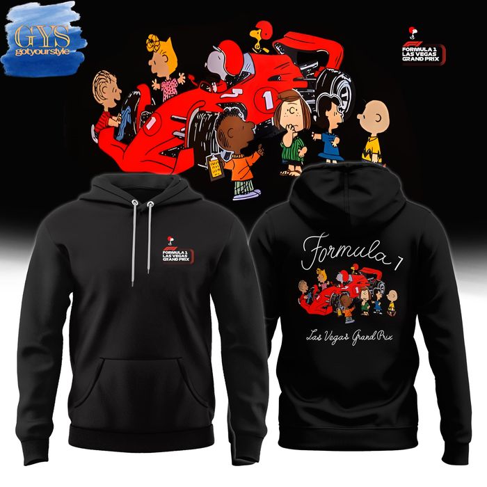 Snoopy x F1 Formula Las Vegas Grand Prix Hoodie