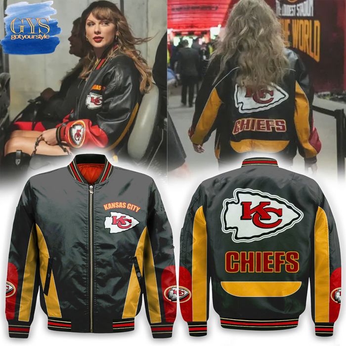 Taylor Swift x Kansas City Chiefs 2024 Limited Edition Bomber Jacket