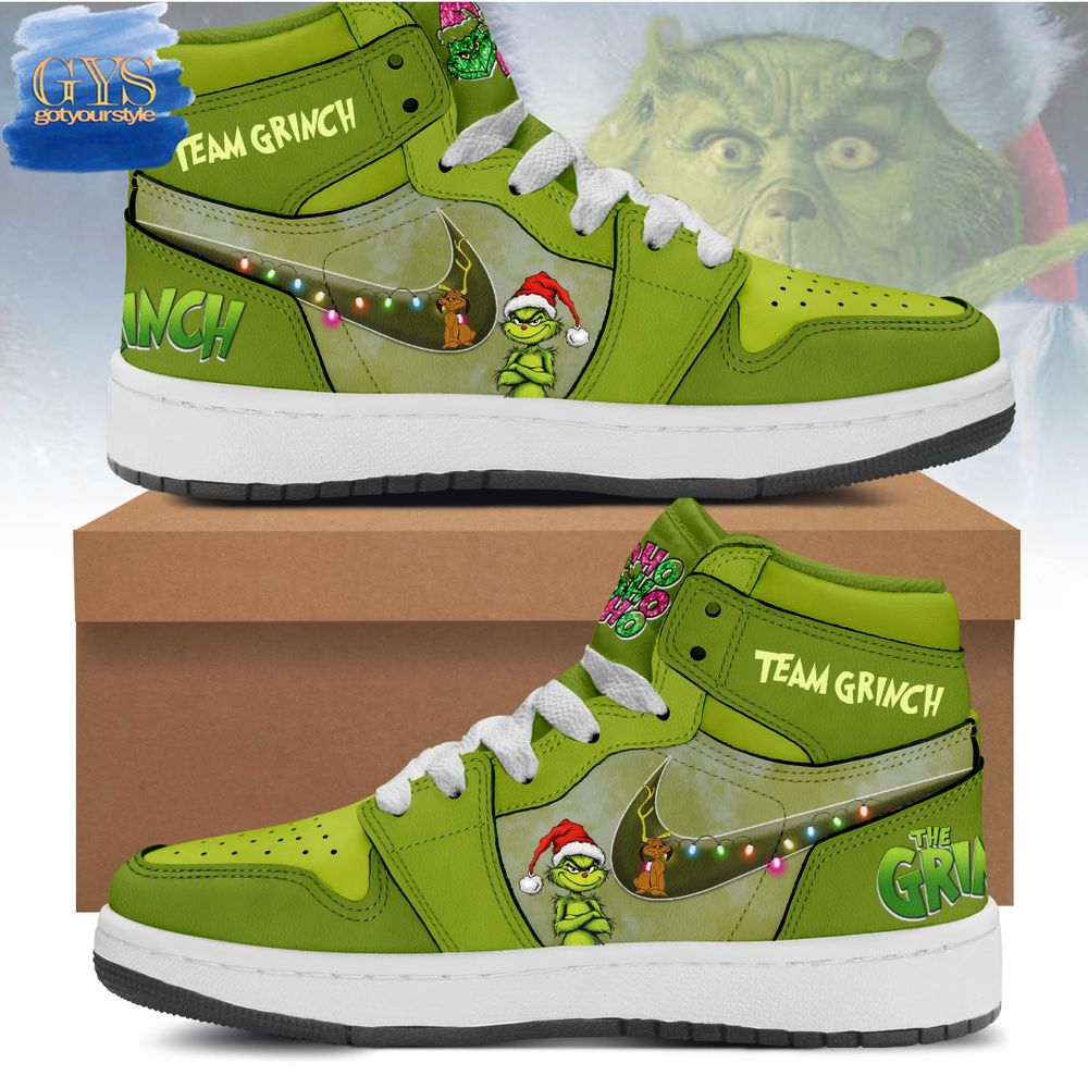 Team Grinch Ho Ho Ho Christmas 2024 Air Jordan 1