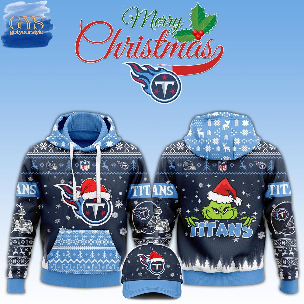 Tennessee Titans 2024 Christmas Limited Edition Hoodie