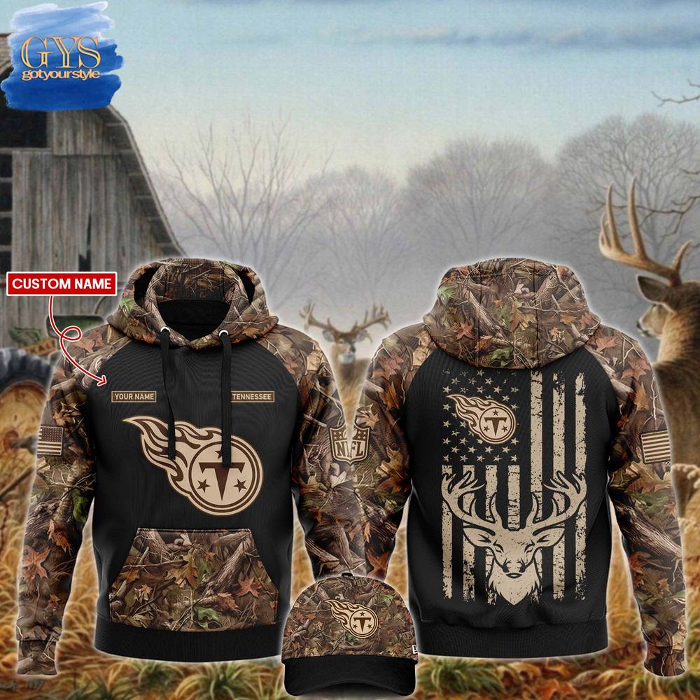 Tennessee Titans NFL x Hunting 2024 Limited Edition Hoodie