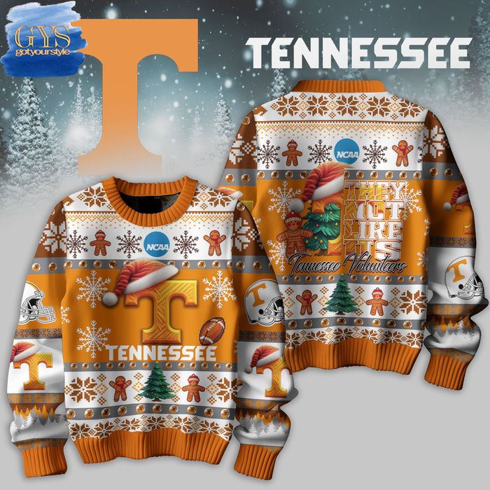 Tennessee Volunteers They Not Like Us Ugly Christmas Sweater