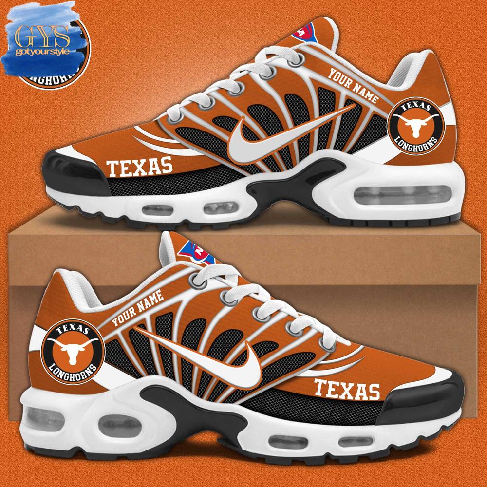 Texas Longhorns Football 2024 Custom Name Air Max Plus