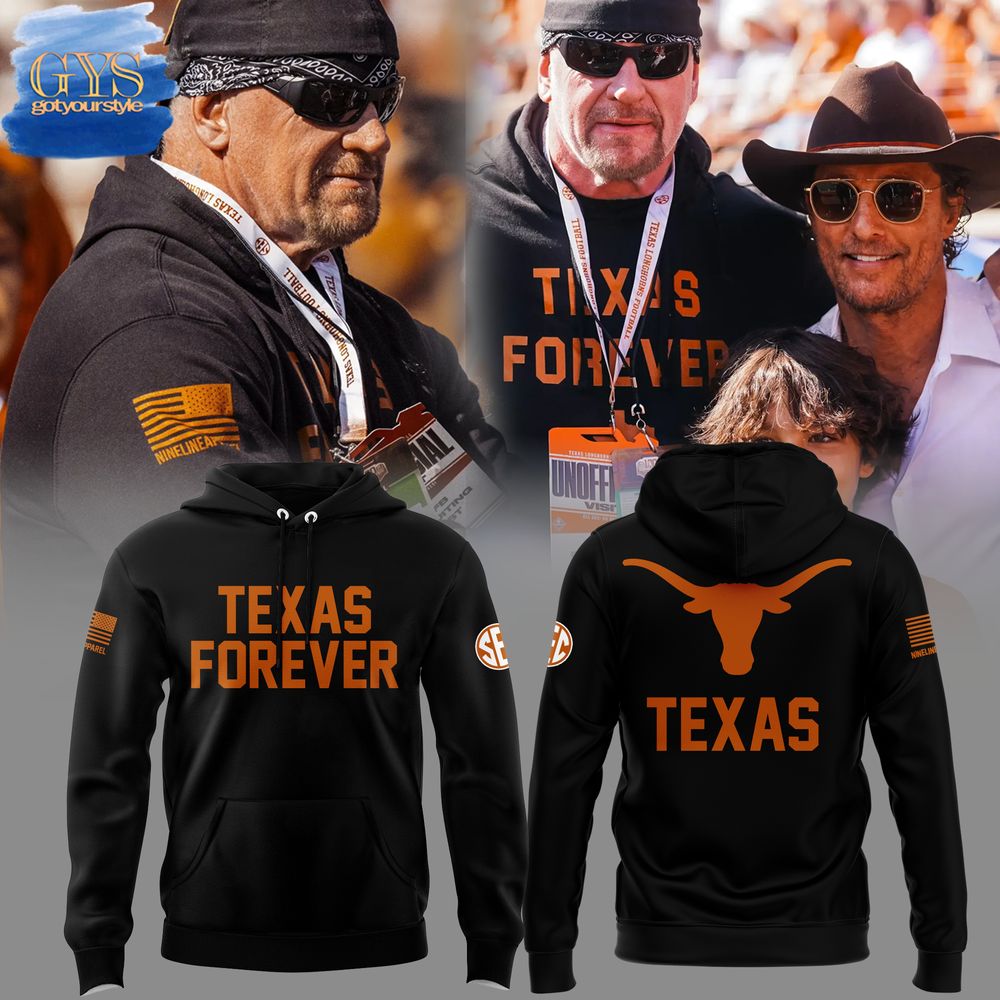 Texas Longhorns Texas Forever Limited Black Hoodie