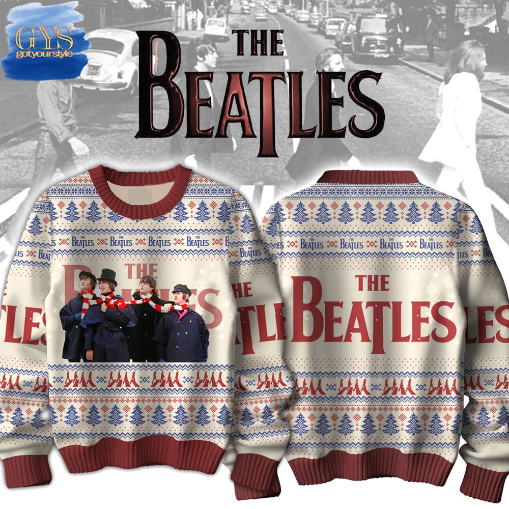 The Beatles Limited Edition Christmas Ugly Sweater