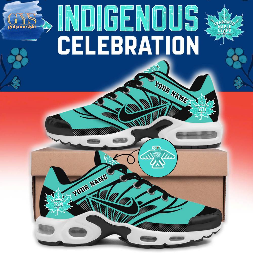 Toronto Maple Leafs Indigenous Heritage Night 2024 Limited Custom Nike Air Max Plus