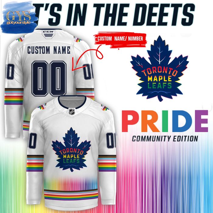 Toronto Maple Leafs x Pride Community Edition 2024 Hockey Jersey