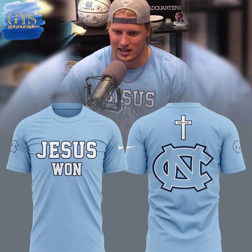 UNC Football Jesus Won Limited Edition Nike Shirt