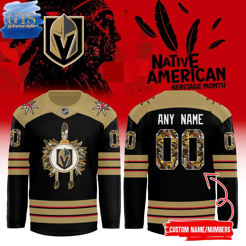 Vegas Golden Knights 2024 Native American Heritage Month Limited Edition Jersey