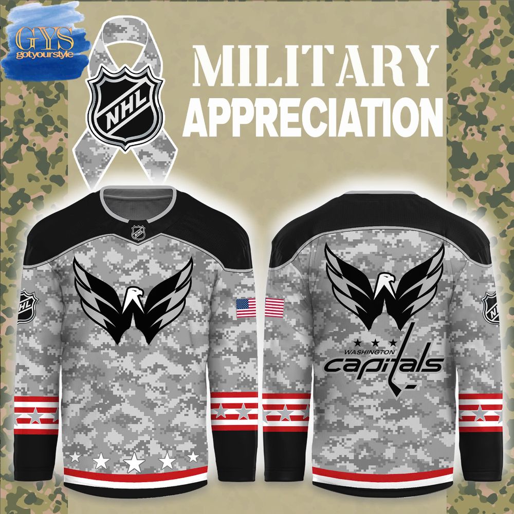 Washington Capitals 2024 Military Appreciation Month Hockey Jersey