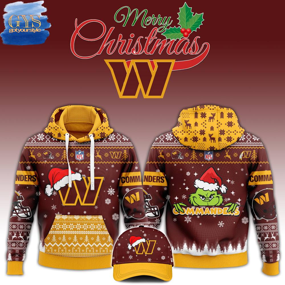 Washington Commanders 2024 Christmas Limited Edition Hoodie