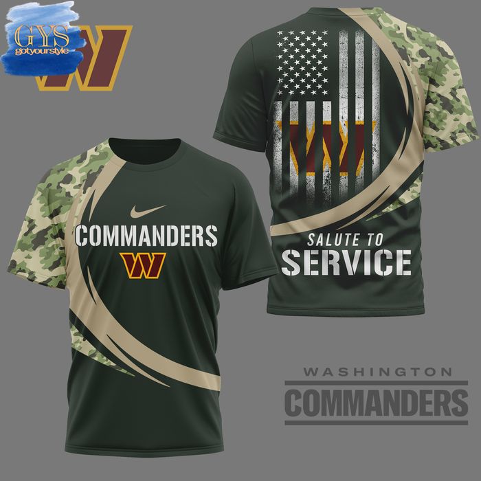 Washington Commanders Salute To Service Limited Edition Shirt